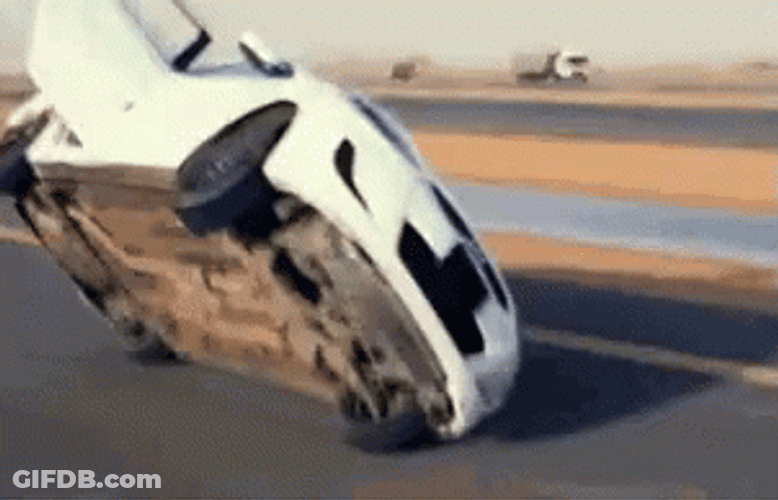 Crazy Driving Drifting Hard GIF