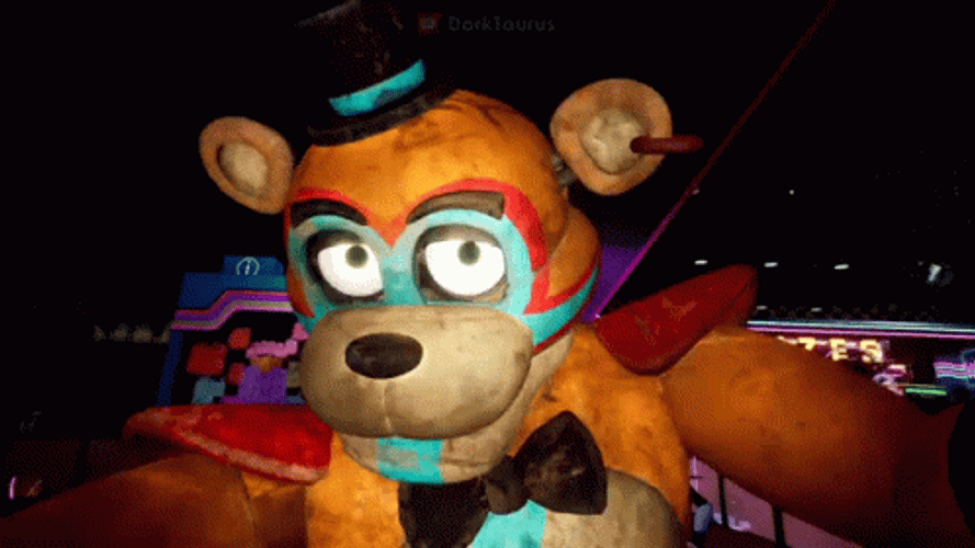 Crazy Glamrock Freddy Video GIF