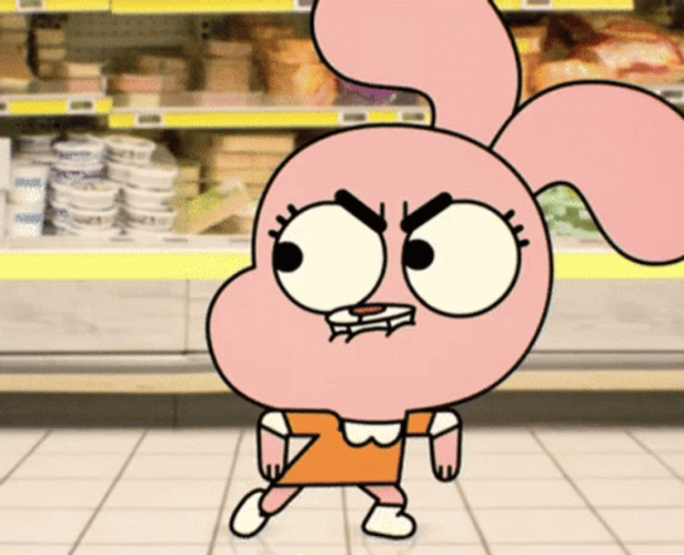 Crazy Gumball Anais Watterson Dancing GIF