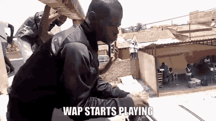 Crazy Guy Wap Dance GIF
