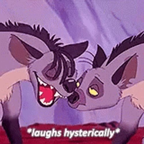 Crazy Hyena Lion King Meme GIF