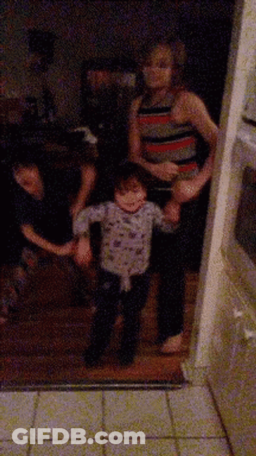 Crazy Kids Busting Goofy Moves GIF