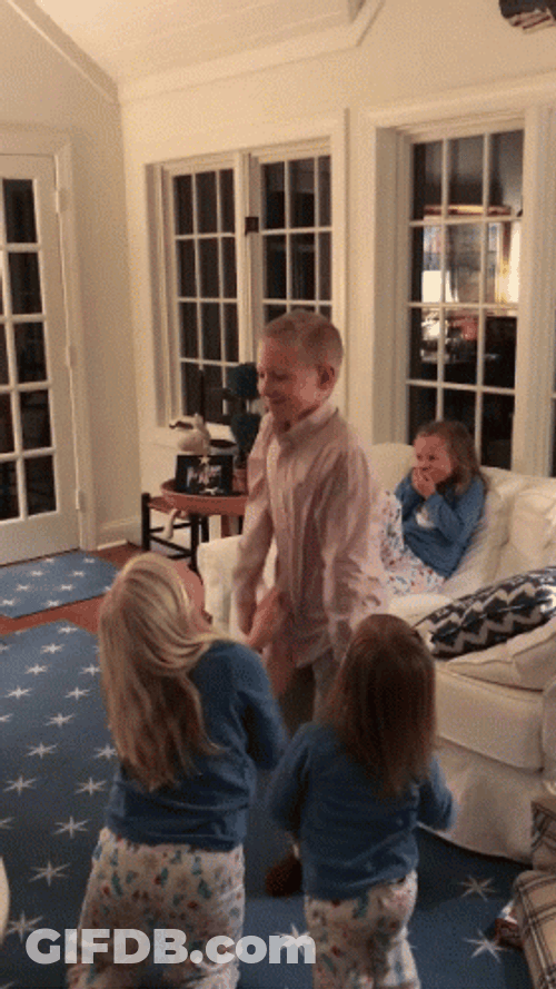 Crazy Kids Dancing Funnily GIF