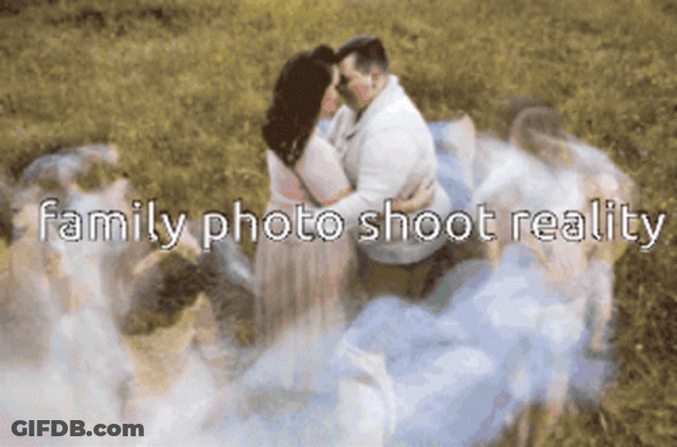 Crazy Kids Running Around Their Parents GIF