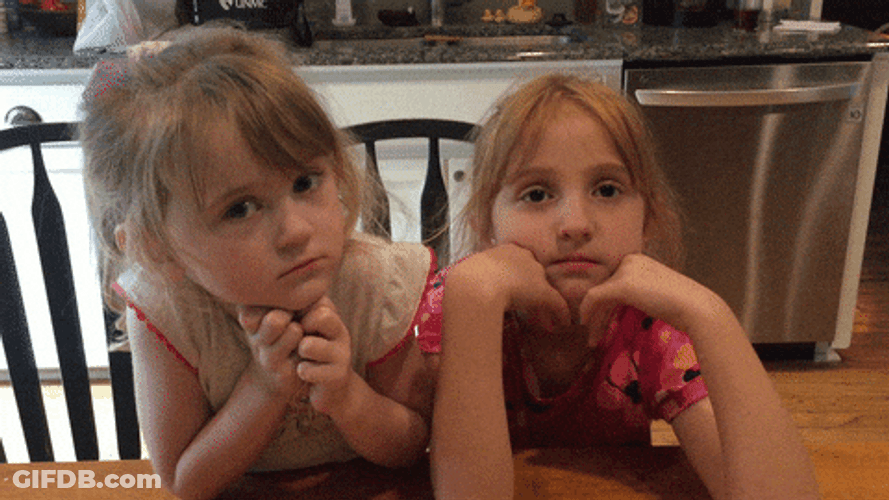 Crazy Kids Sitting In Table GIF