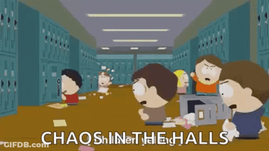 Crazy Kids South Park TV Show GIF