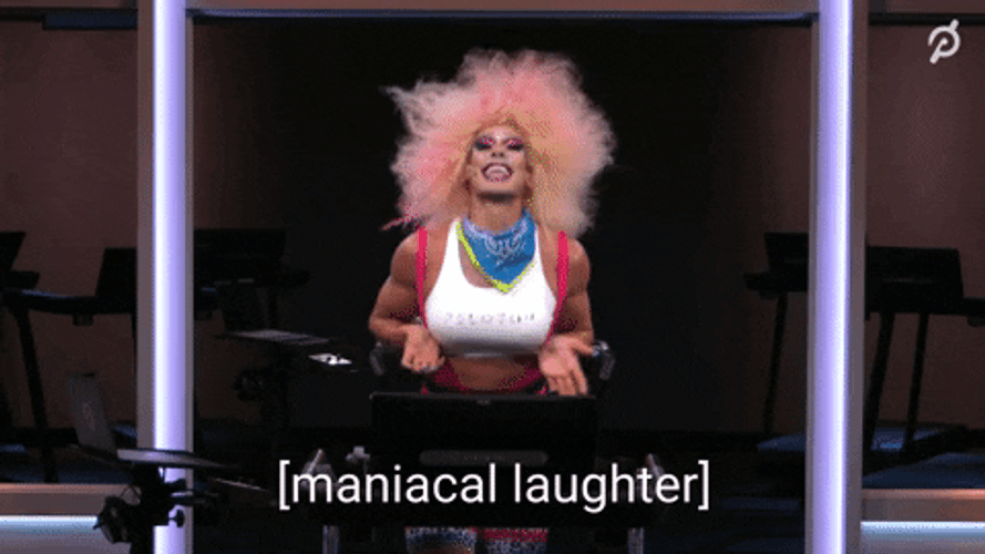 Crazy Laugh Drag Queen Matty Maggiacomo GIF