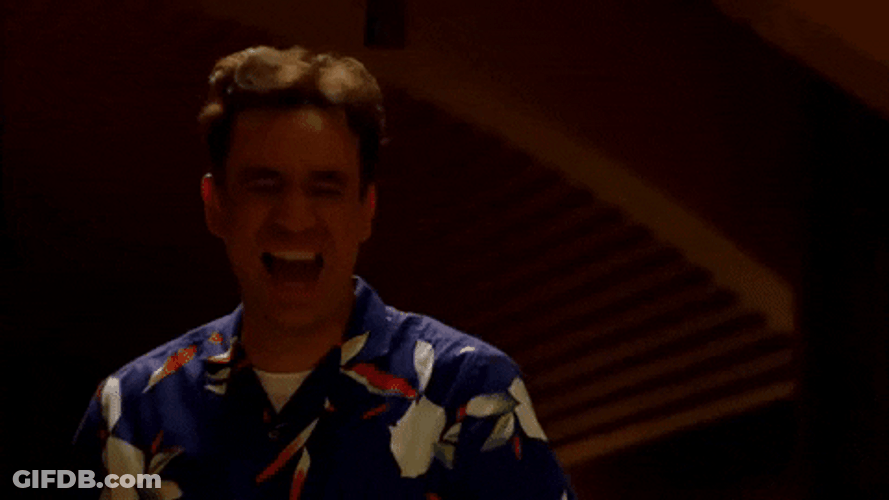 Crazy Laugh Fred Armisen GIF