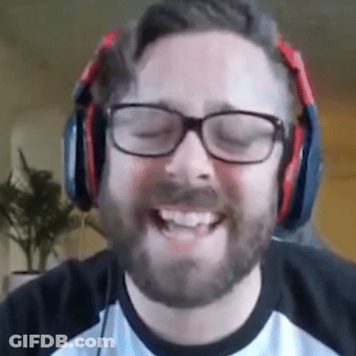 Crazy Laugh Greg Miller GIF