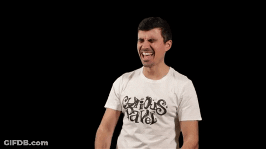 Crazy Laugh Happy Funny Guy GIF