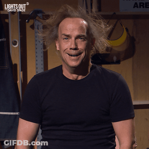 Crazy Laugh Lights Out David Spade GIF