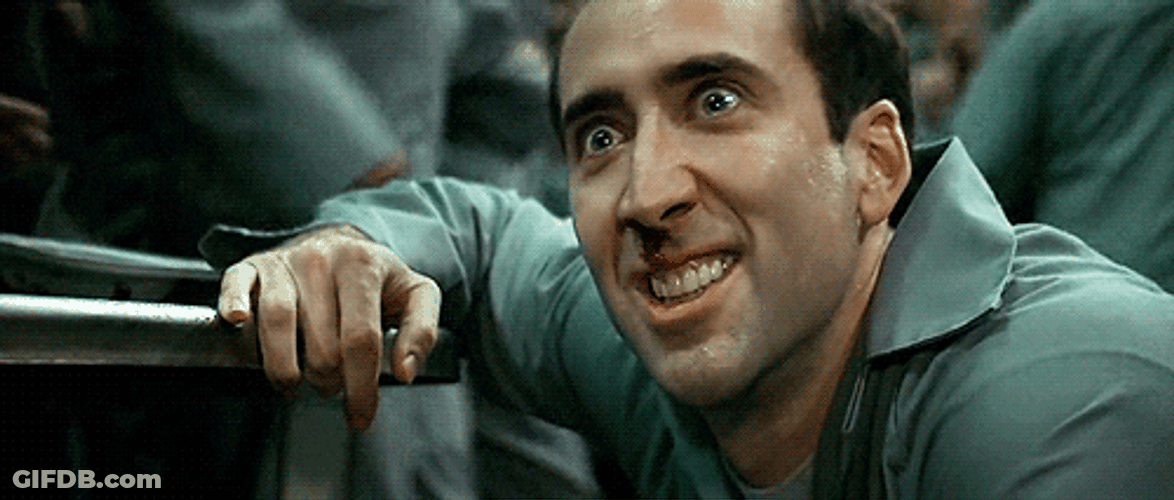 Crazy Laugh Nicolas Cage GIF