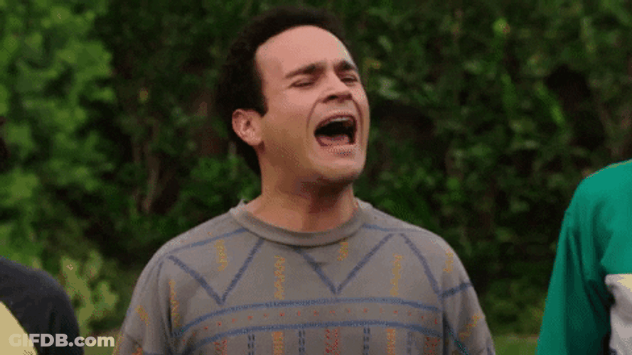 Crazy Laugh The Goldbergs GIF