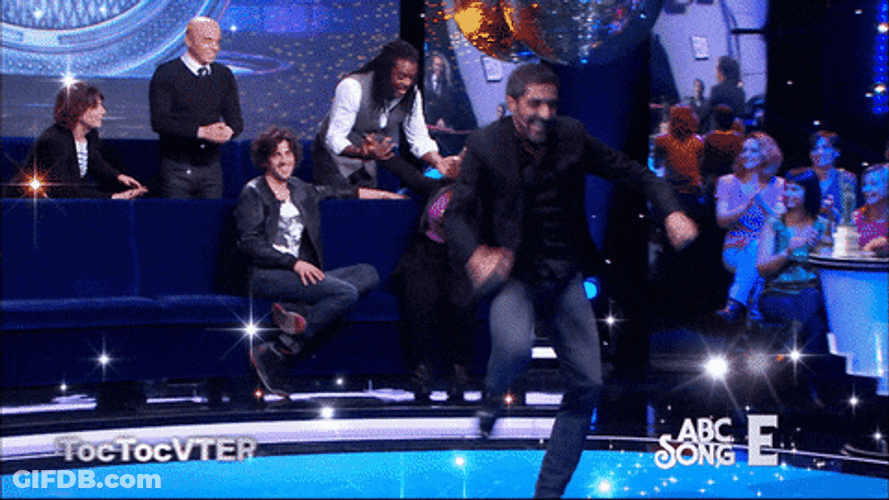 Crazy Man Awkward Dance GIF