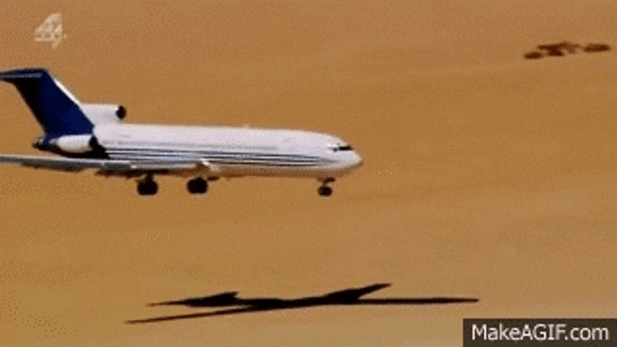 Crazy Plane Crash Disaster GIF