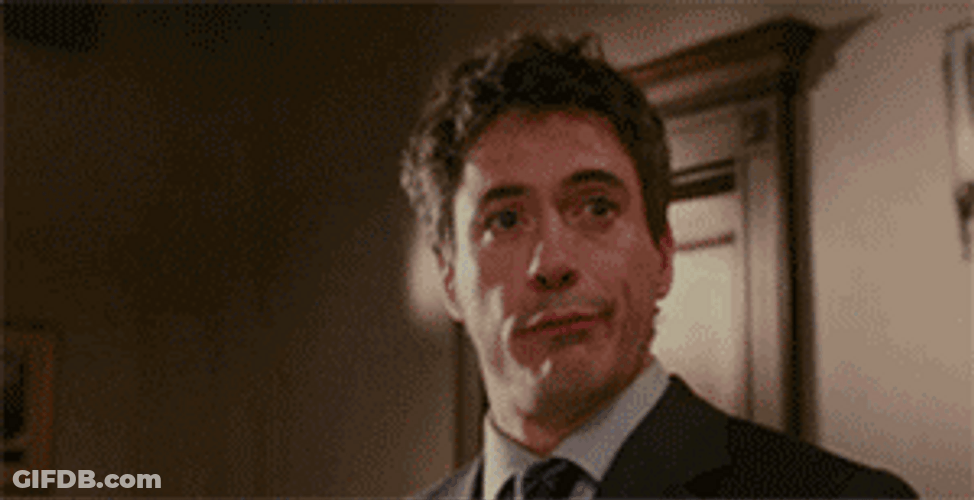 Crazy Robert Downey Funny Face GIF