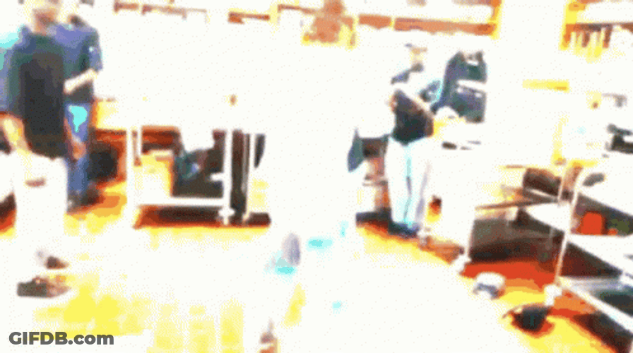 Crazy School Fight GIF