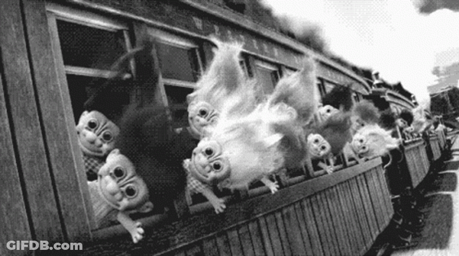 Crazy Train Dolls GIF