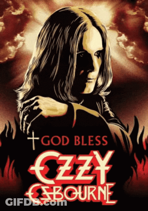 Crazy Train God Bless Ozzy Osbourne GIF