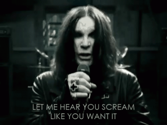 Crazy Train Let Me Hear You Scream GIF