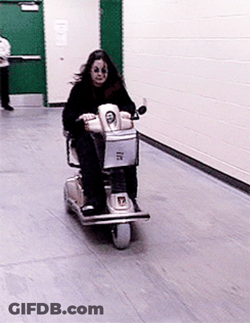 Crazy Train Ozzy Osbourne Riding GIF