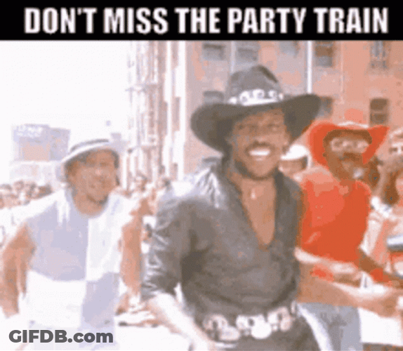 Crazy Train Party Train GIF