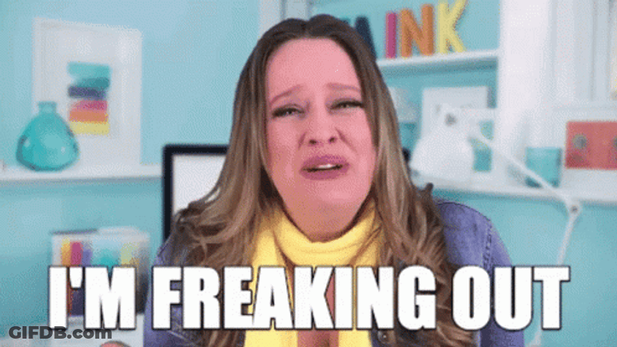 Crazy Wild Woman Freaking Out GIF