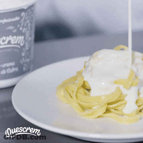 Creamy Glazing Pasta GIF