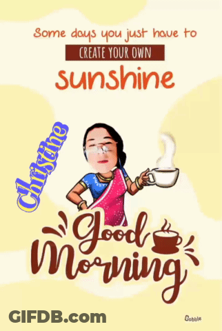Create Your Own Sunshine Good Morning Greeting Card GIF