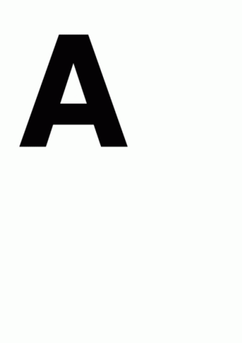 Creative ABCD Asterisk Typography GIF