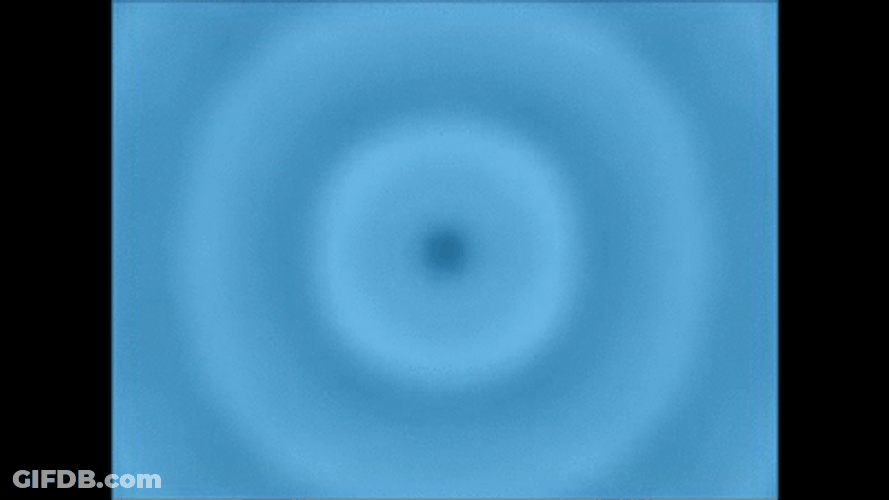 Creative Blue Spiral Sphere GIF