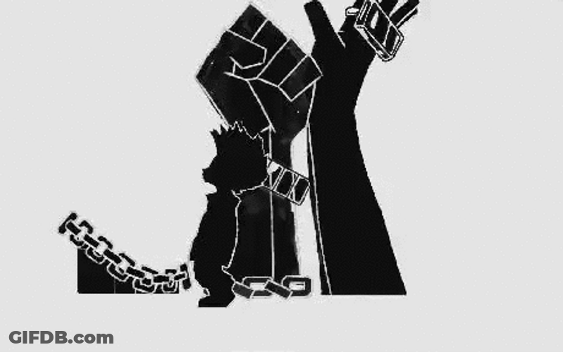 Creative Boondocks Riley Freeman Silhouette GIF