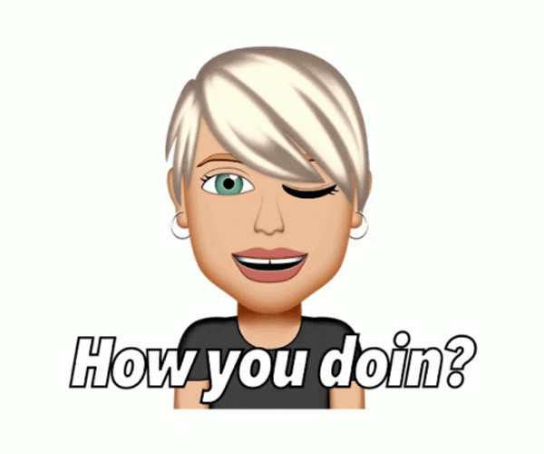 Creative Digital Art Woman Winking GIF