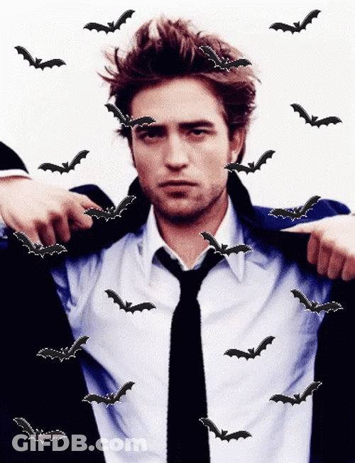 Creative Edward Cullen Bats Edit GIF