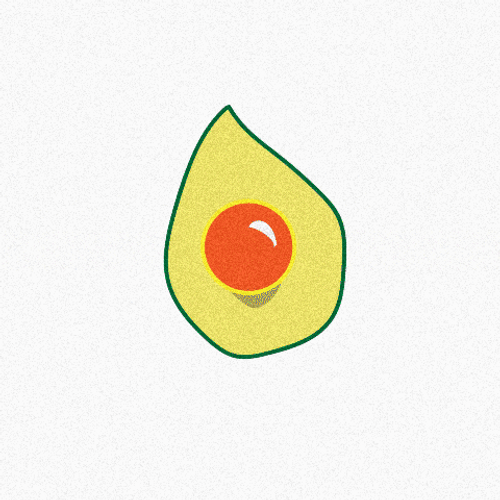 Creative Egg Pull Down Transitions GIF