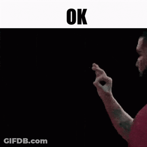 Creative Flashing Lights Ok GIF