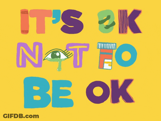 Creative Font Encouragement Words GIF