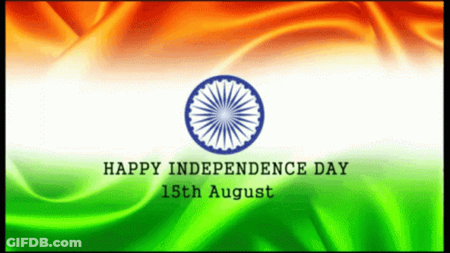Creative Happy Independence Day Celebration GIF