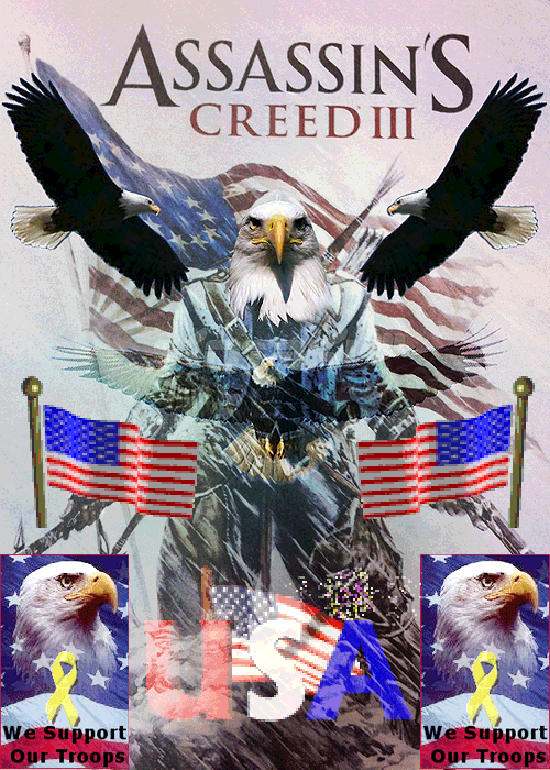 Creative Poster Of Merica Murica GIF