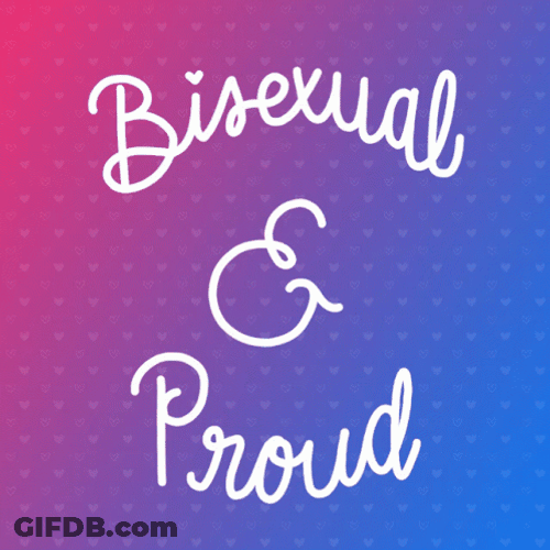 Creative Proud Bisexual Typography GIF