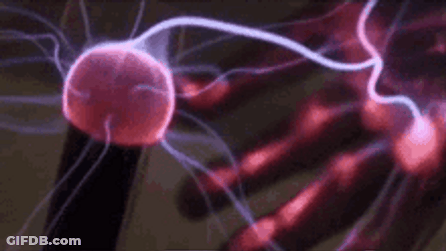 Creative Static Electricity Electrons GIF