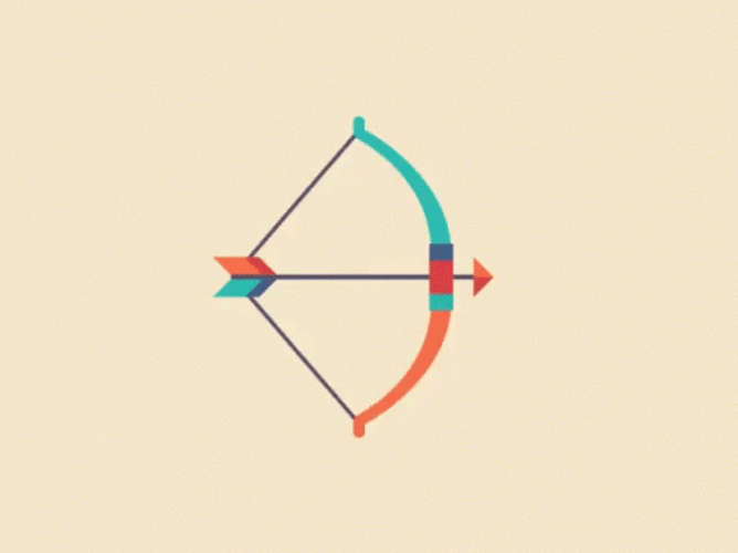 Creative Vintage Bow And Arrow GIF
