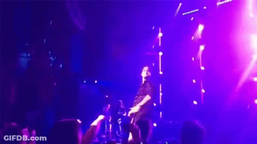 Creed Halftime Show Color Changing Stage Lights GIF