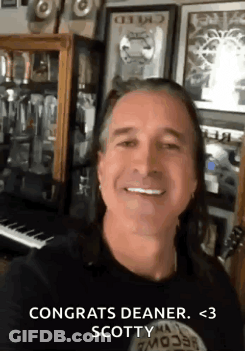 Creed Halftime Show Congrats Deaner GIF