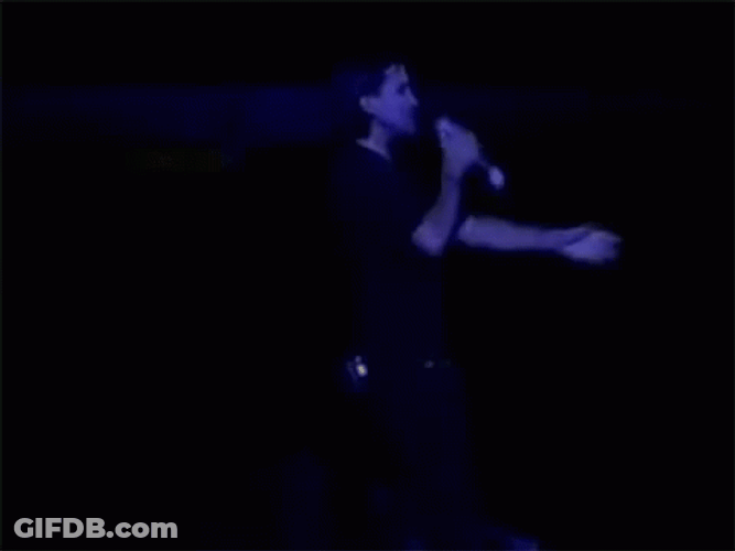 Creed Halftime Show Scott Singing In The Dark GIF