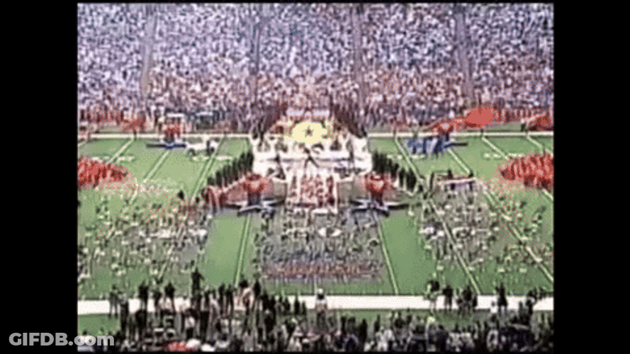 Creed Halftime Show The Entire Show Crew GIF