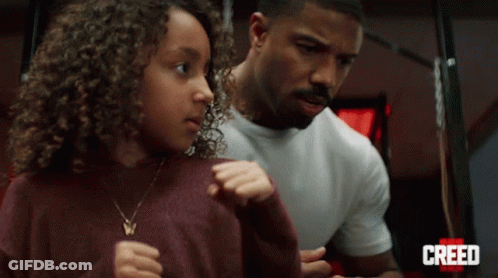 Creed Movie Poster Man And Woman GIF