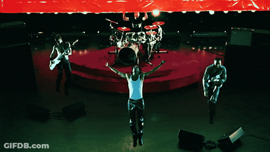 Creed Stage Flying Music Video GIF