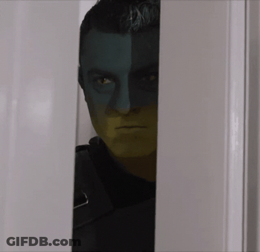 Creep Man Hiding GIF