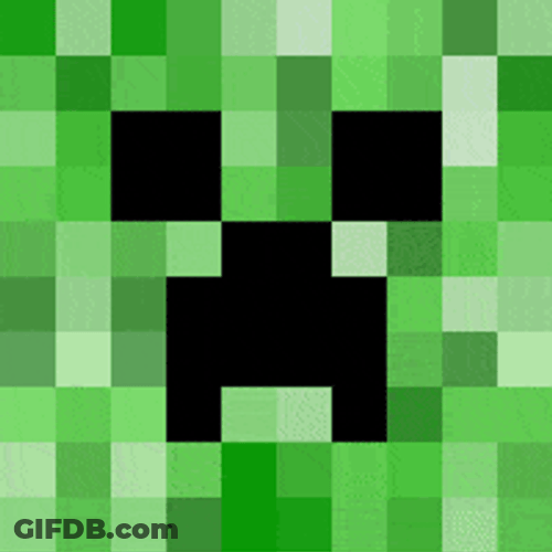 Creeper Different Colors GIF